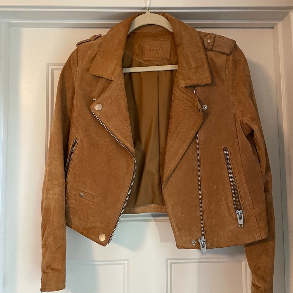 Blank nyc suede moto jacket